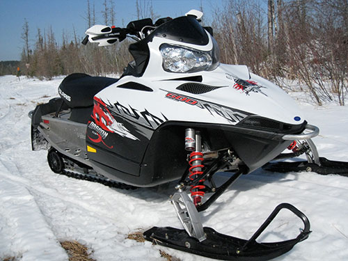 600 Denier Black and Gray Super Quality Full-fit Snowmobile Cover fits Polaris 600 Dragon Switchback for Model Years 2008-2010 trailerable. 