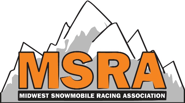 Midwest Snowmobile Racing Association (MSRA) Logo