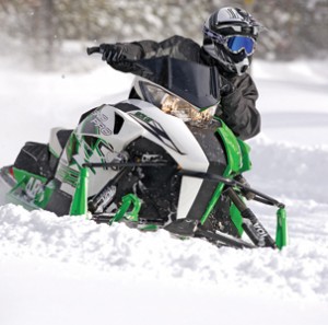 Sno Pro RR is also available with the 1100 Turbo engine, but our choice is the 800cc two-stroke.