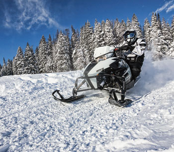 The 2014 Arctic Cat XF 8000 Cross Country has a 141-inch track.