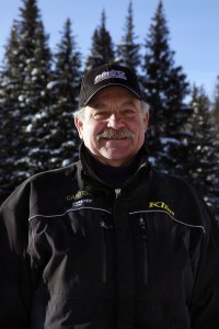 Carter Gerdes, 65, is a backcountry snowmobile guide at Wyoming's Togwotee Mountain Lodge.