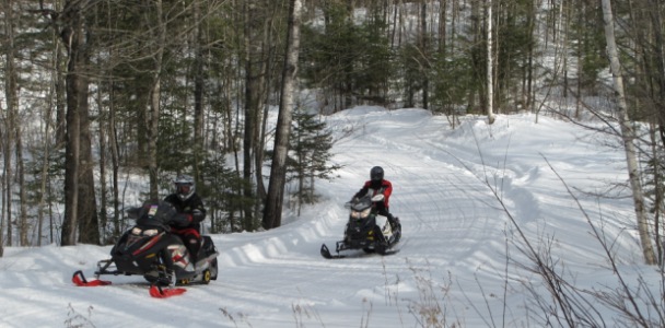 snowmobile in Cable Wisconsin
