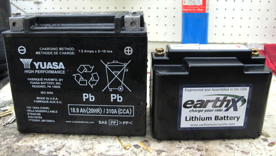 EarthX lithium battery