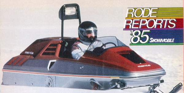 1985 Manta 500 Snowmobile