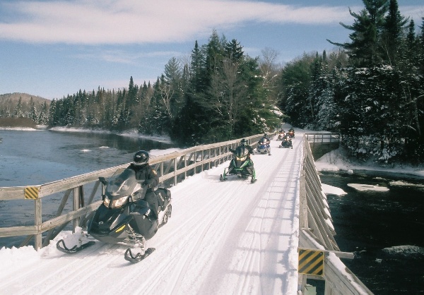 snowmobile in New Hampshire
