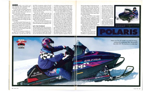 1997 Polaris snowmobiles