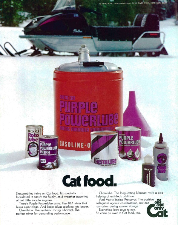 1974 Arctic Cat oil
