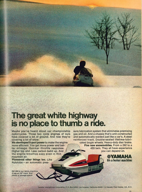 1971 Yamaha ad