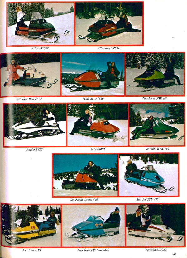 1973 snowmobiles in Snow Goer