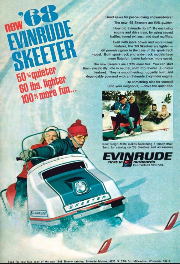Evinrude Skeeter snowmobile