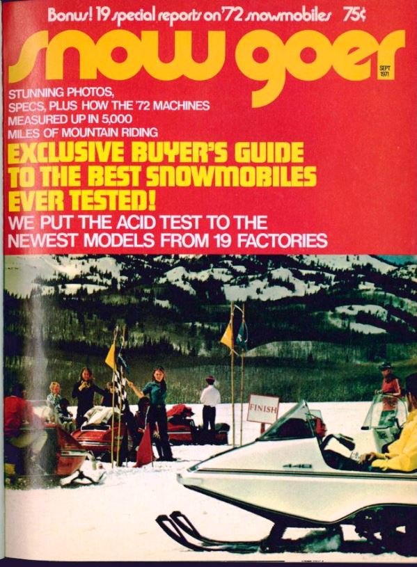 September 1971 Snow Goer