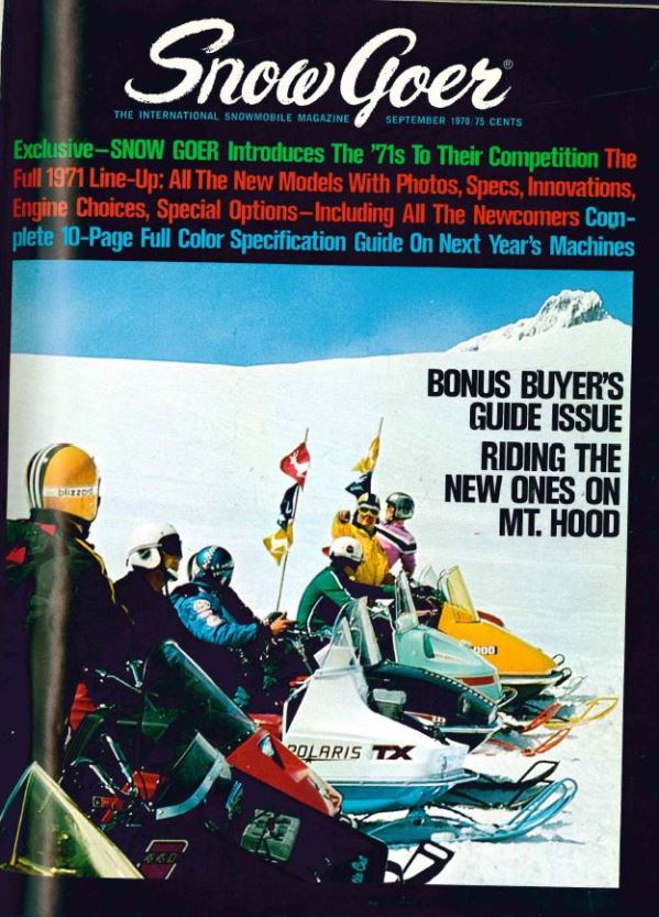 Snowmobiling 1970-71: Rupps, Skiroules  Johnsons | SnowGoer