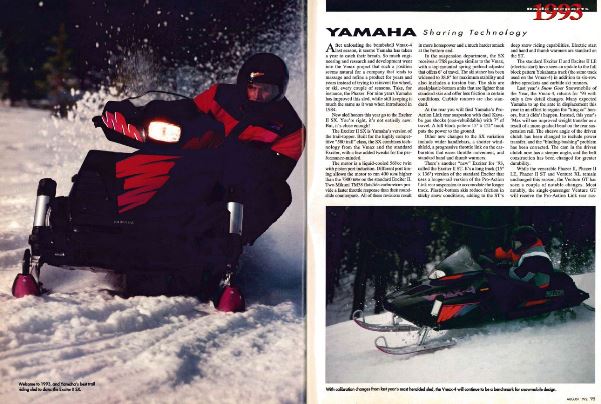1993 Yamaha snowmobiles