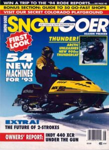 Snow Goer magazine 1992