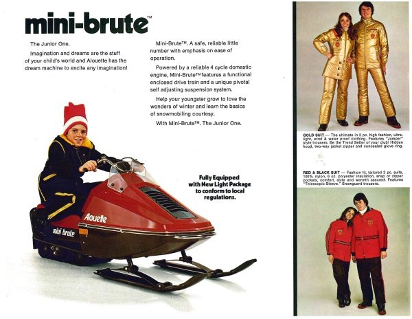 Details about   Vintage Snowmobile 1974 Alouette Snowmobile Brute Sno Duster Sales Brochure NICE 