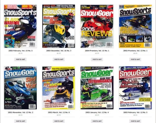 Snowmobile History For Sale In The Snow Goer Store | SnowGoer