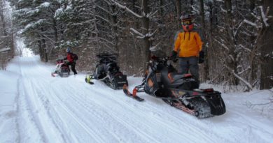 snowmobiling in Wisconsin