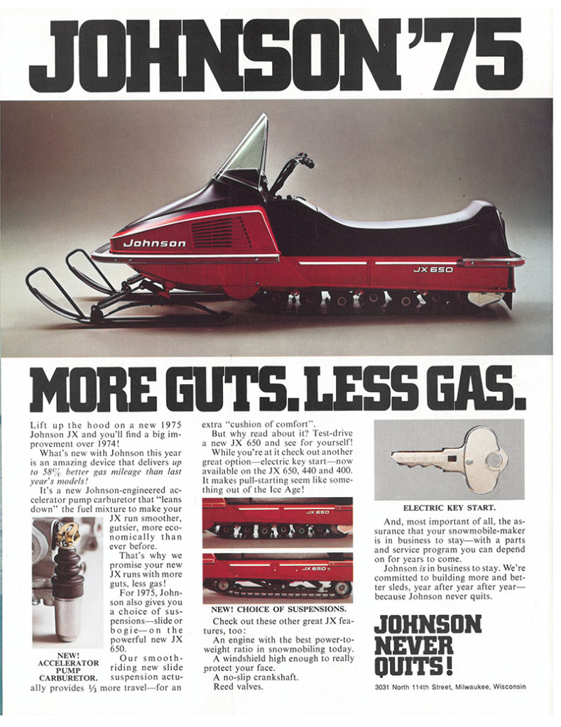 1975 Johnson snowmobile