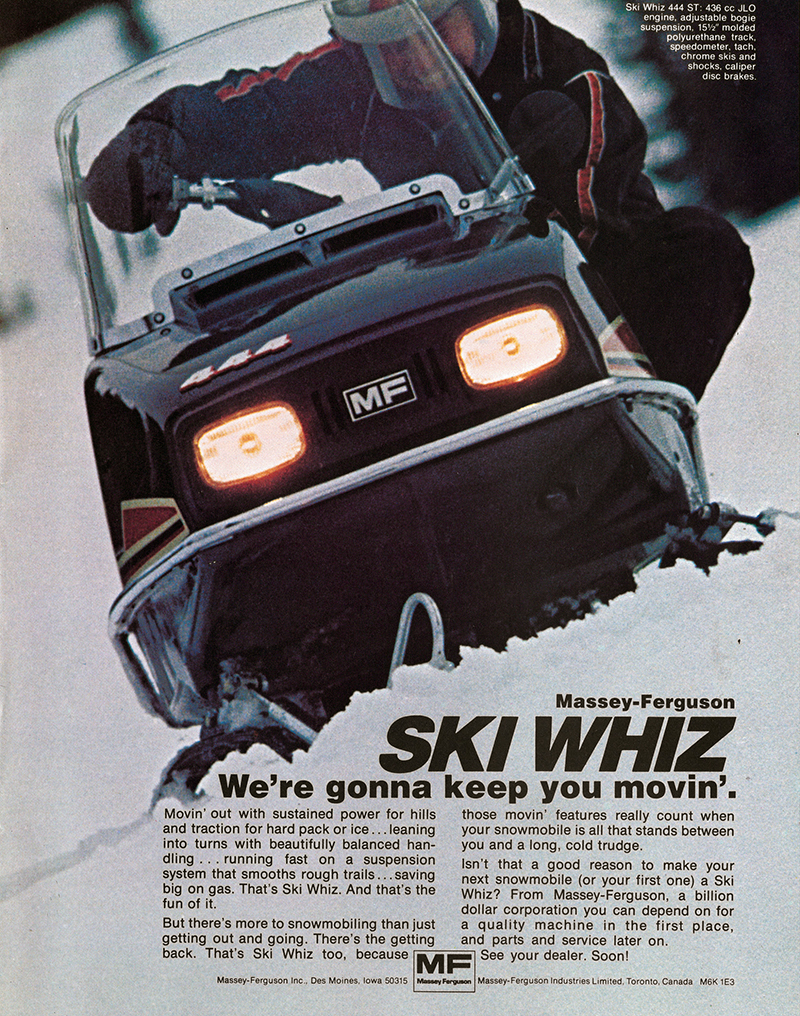 1975 Massey-Ferguson Ski Whiz ad