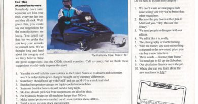 1994 Snow Goer magazine