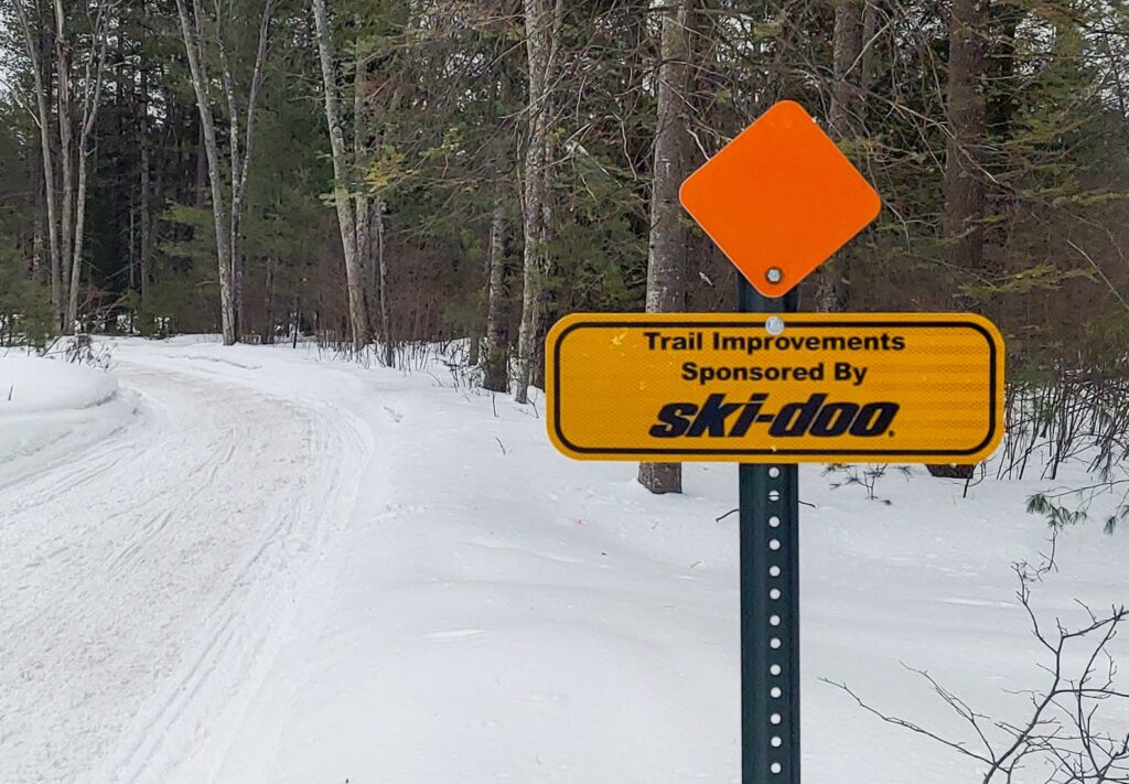 Ski-Doo trail improvements