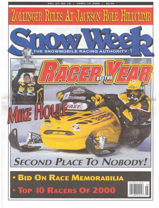 Mike Houle snowmobile racer of the year