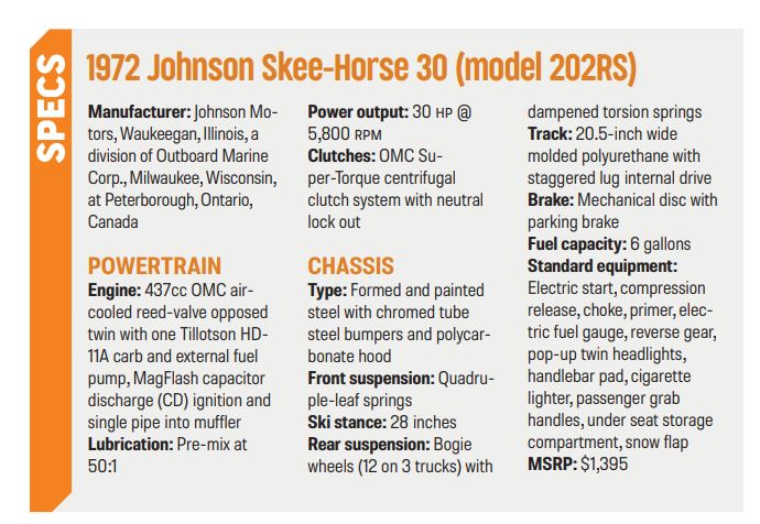 Johnson Skee-Horse snowmobile