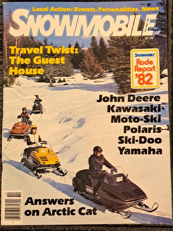 August/Sept. 1981 issue of Snowmobile Magazine