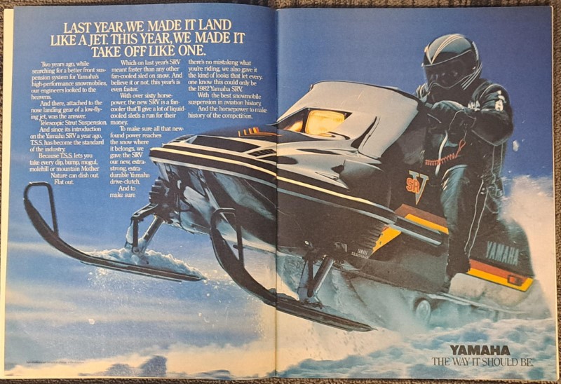 1982 Yamaha snowmobile