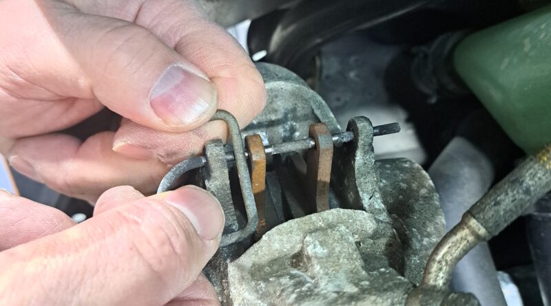 Brake caliper pin