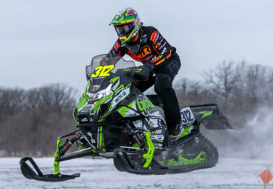 Pro racer Zach Herfindahl at Manvel, North Dakota