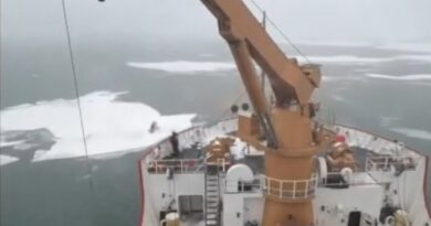 Snowmobiler Rescued from Lake Huron Ice During Blizzard